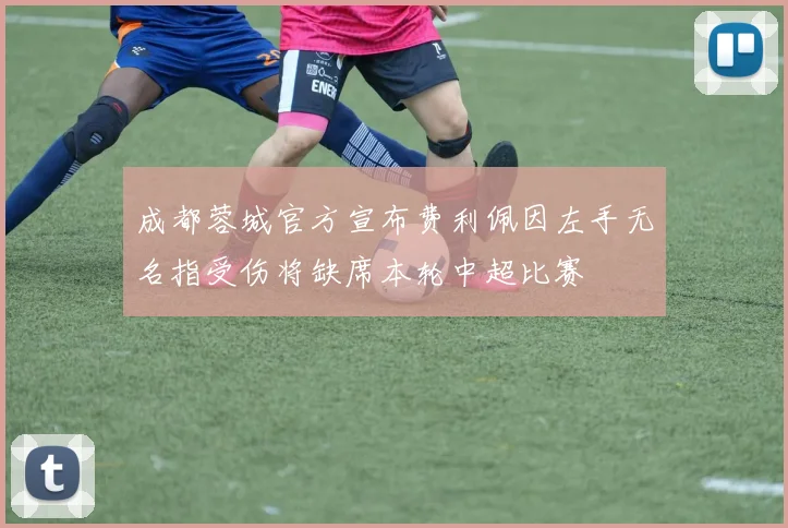 成都蓉城官方宣布费利佩因左手无名指受伤将缺席本轮中超比赛
